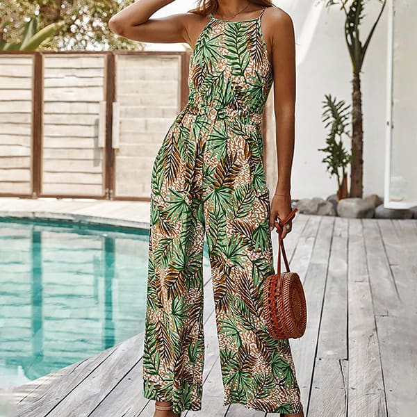 Tropical Floral Jumpsuit