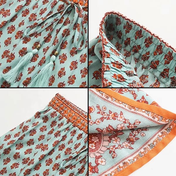 Vintage Floral Mini Skirt - Image 4