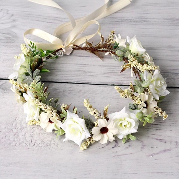 Wedding Flower Crown Bohemian