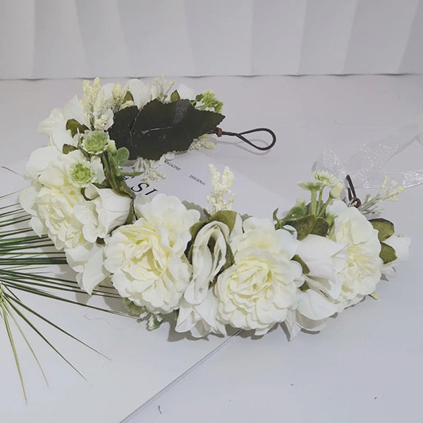 White Flower Crown