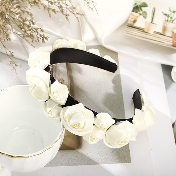 White Flower Headband