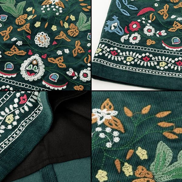 Winter Floral Skirt - Image 5