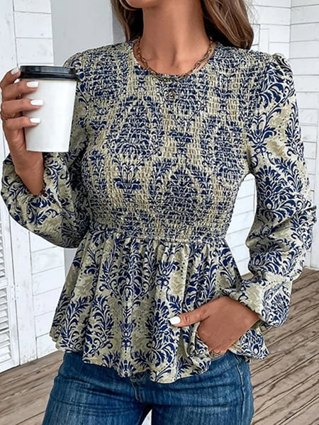 Alternative view of Women's Large Floral Blouse