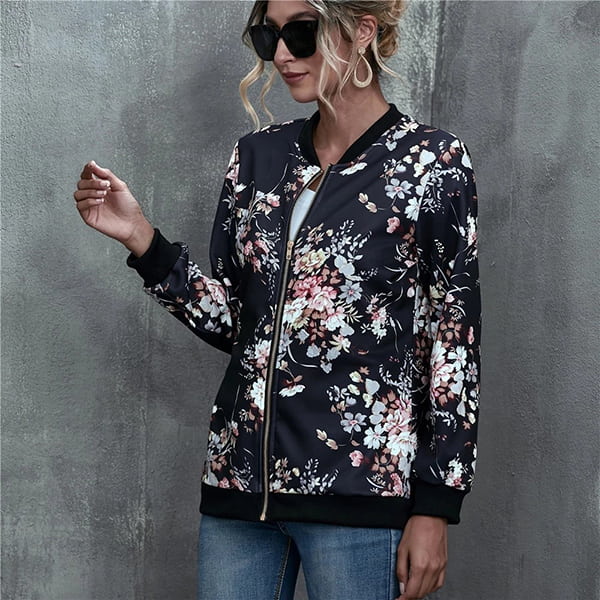 Women's Short Floral Jacket - Image 4