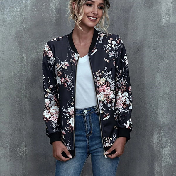 Women's Short Floral Jacket