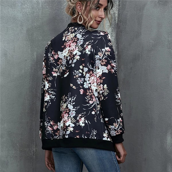 Women's Short Floral Jacket - Image 6