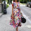 Wrap Dress Long Floral